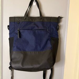 Sherpani Navy and bag/Black Backpack